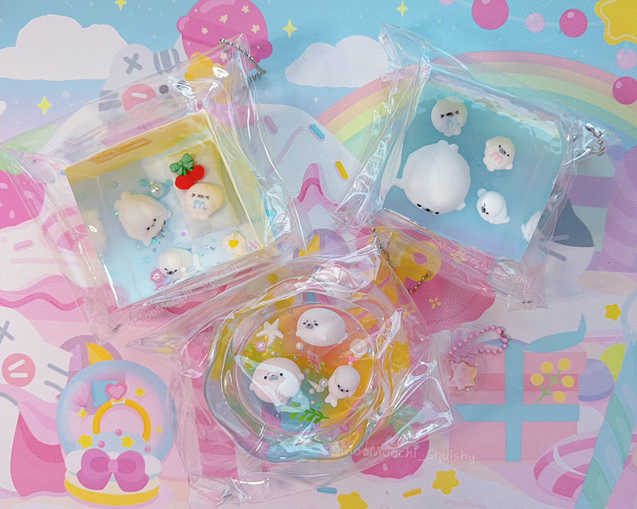 Transparent seal taba squishies image 0