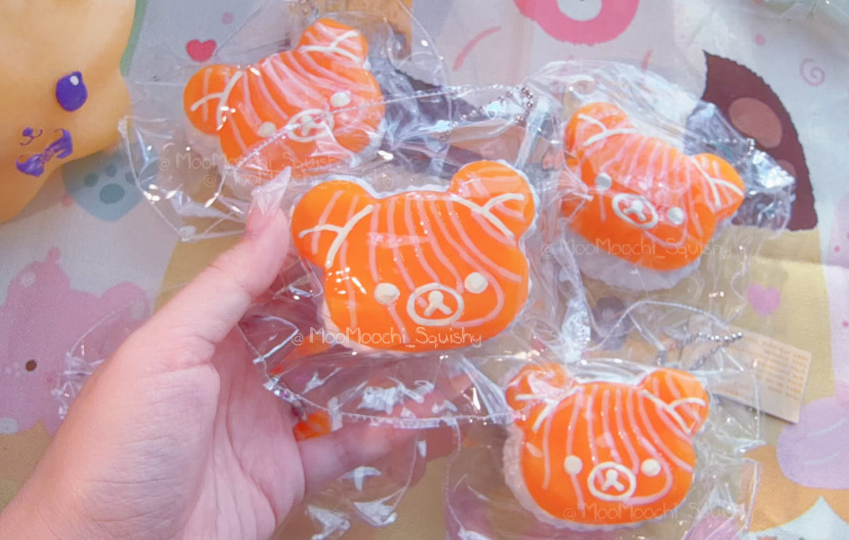 Rilakkuma Salmon Nigiri Taba Squishy image 0