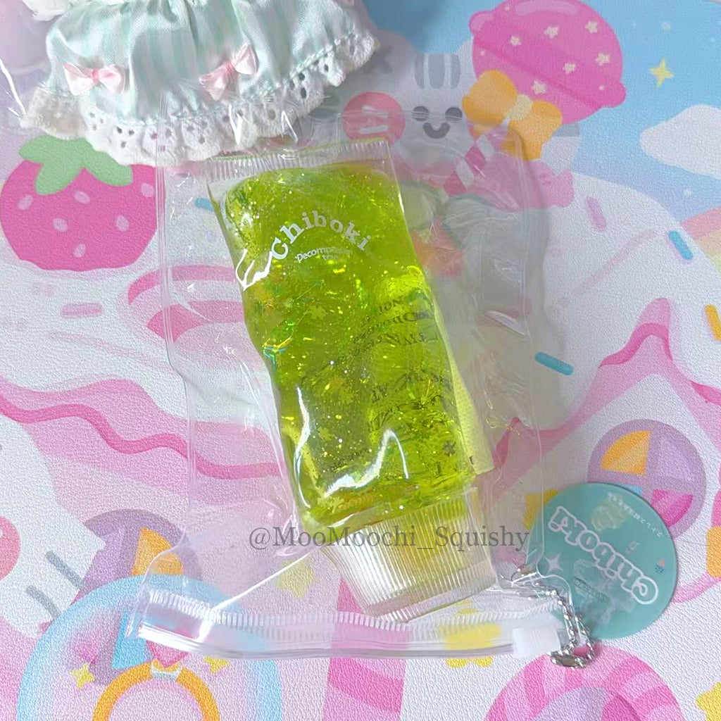 Chiboki Lime Sparkly Toothpaste Stress Squishy image 0
