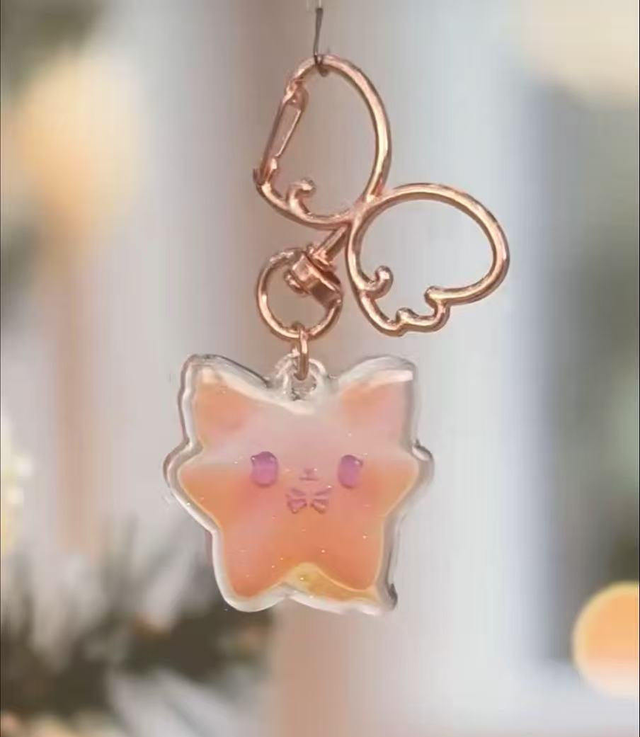 MooMoochi Arcylic Starcat Keychain image 0