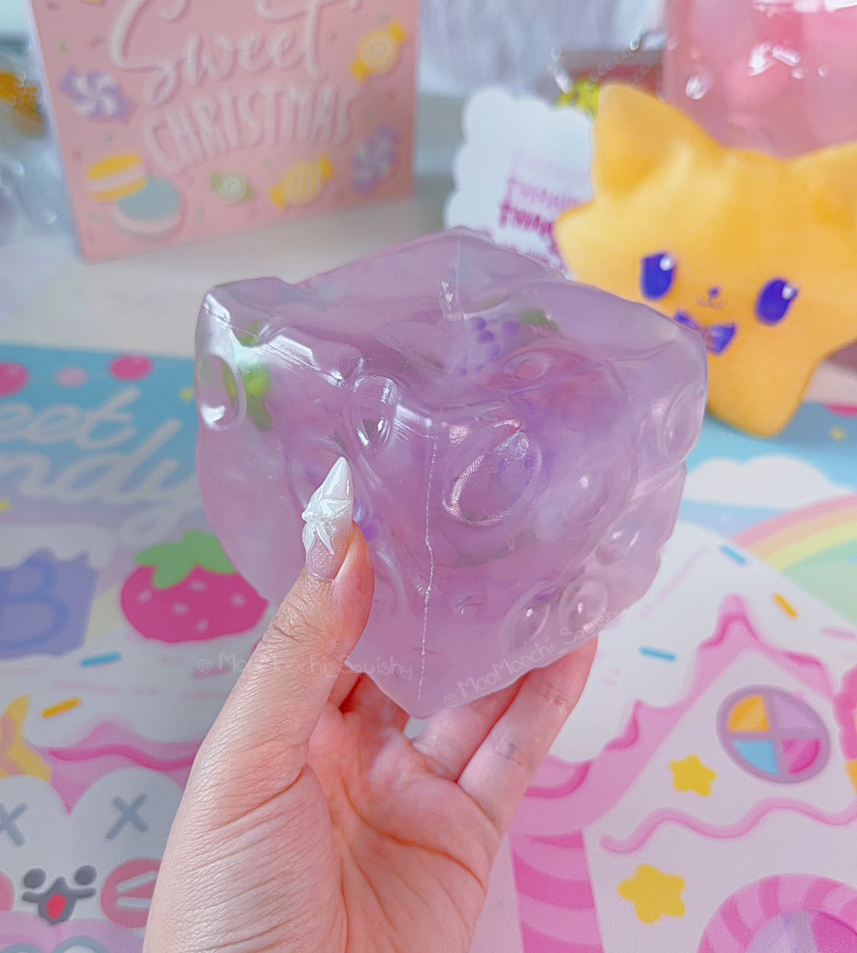 !NEW! Chiboki Pink Grape Cheese Squishy image 1