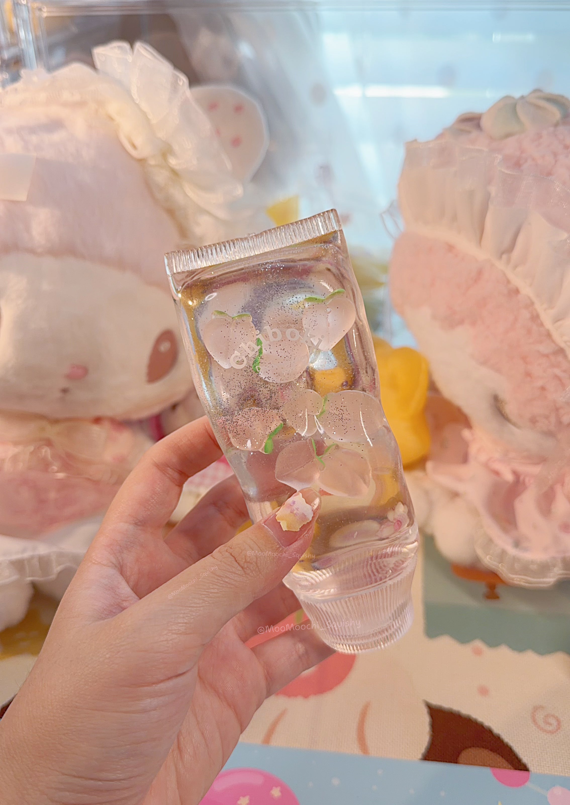 New! Chiboki Peach Toothpaste Squishy