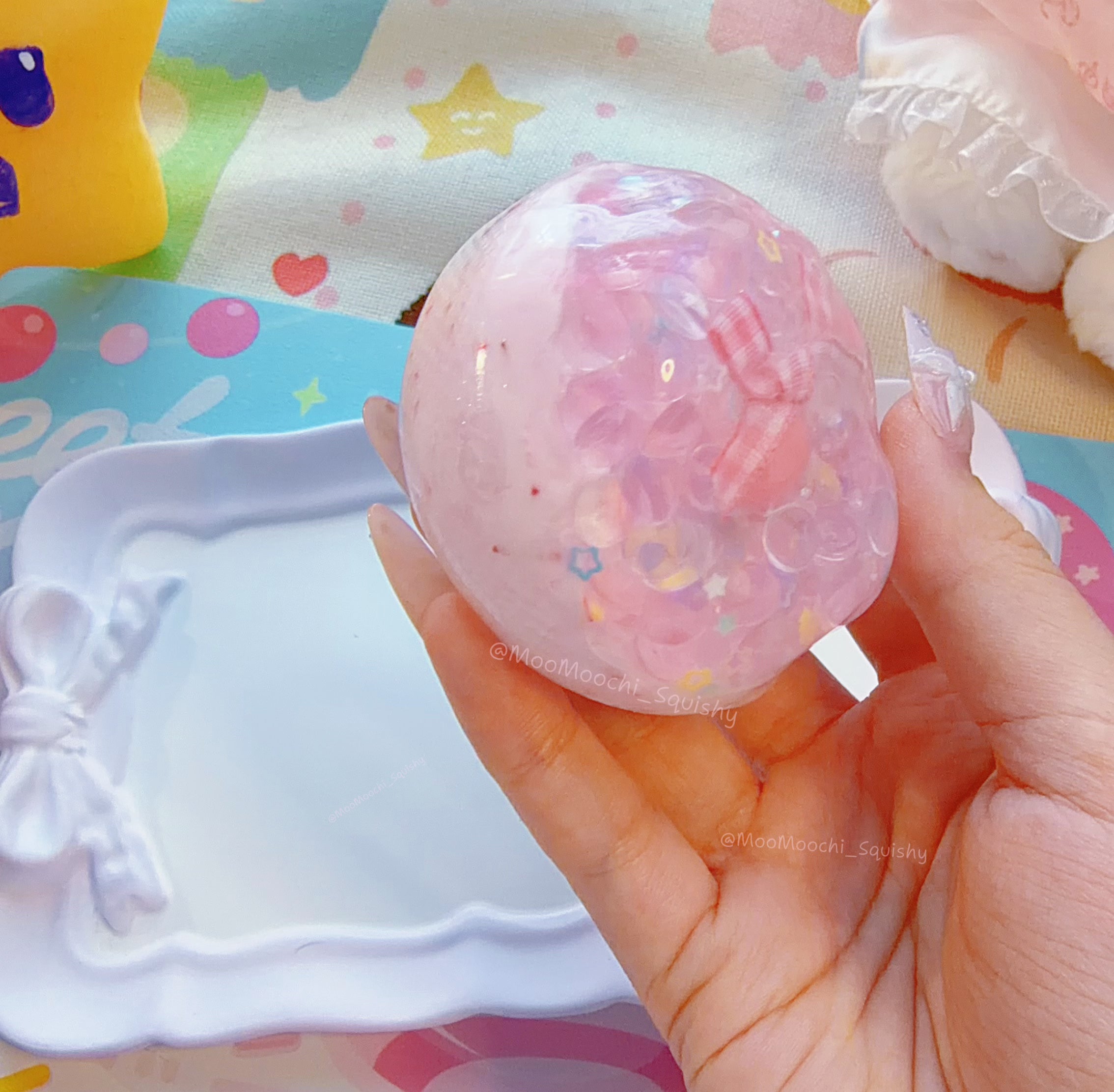 Pink peach squishy🍑 image 1