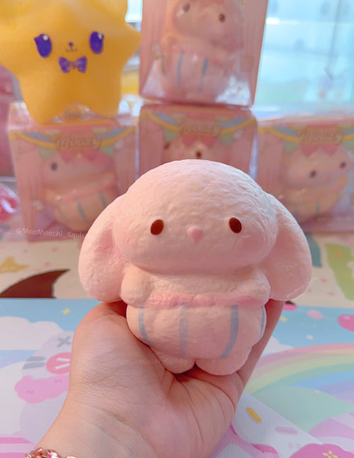 Moozy Strawberry Cream Bunny Squishy image 0