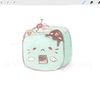 Mint Choco Cat  Taba Squishy image 2